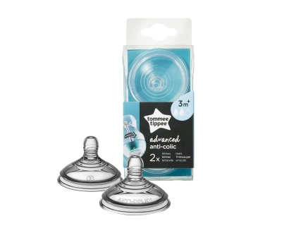Tommee Tippee Gelişmiş Antikolik Biberon Emzik Orta Akış 2'li - Tommee Tippee