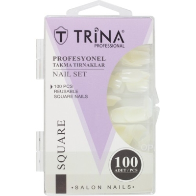 Trina Takma Tırnak 100‘LÜ Kutulu (Square) - 04 - Trina