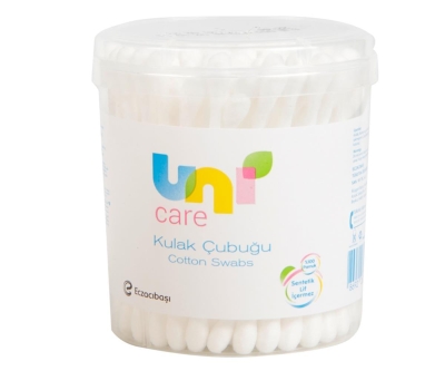 Uni Wipes Kulak Temizleme Çubuğu (100'Lü Paket) - Uni Care