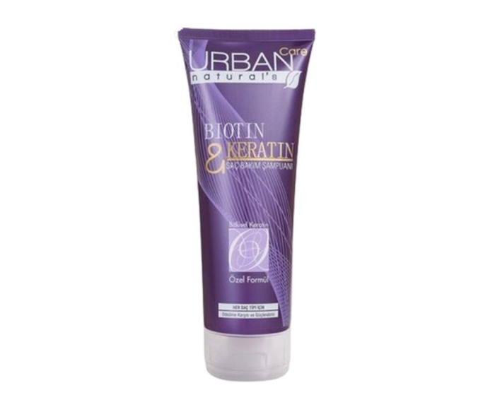URBAN Care Biotin Keratin Dökülme Karşıtı ve Güçlendirici Saç Bakım Şampuanı- 250ml - 1