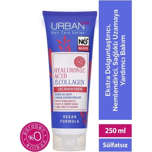 Urban Care Hyaluronic Acid & Collagen Saç Bakım Kremi - 1