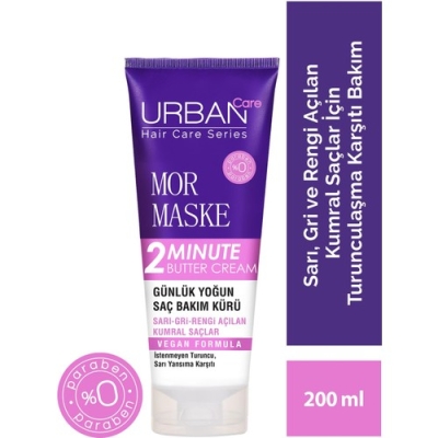 Urban Care Sarı,gri ve Açık Kumral Saçlar Renk Düzenleyici Bakım Kürü 200 ml - Urban Care