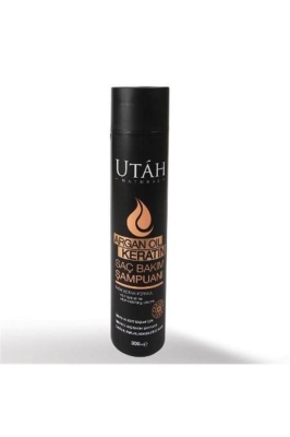 Utah Natural Argan Oil Keratin Saç Bakım Şampuanı Kuru ve Sert Saçlar 300 ml 8680789380801 - Utah Natural