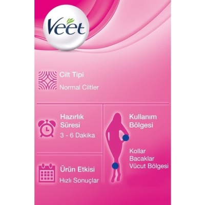 Veet Tüy Dökücü Krem 200 ml Hassas Ciltler Için Bacak ve Vücut Bölgesi - 3