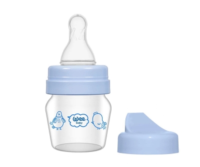 Wee Baby 0-6 Ay Mini Cam Alıştırma Bardağı Seti 30 Ml - Mavi - Wee Baby