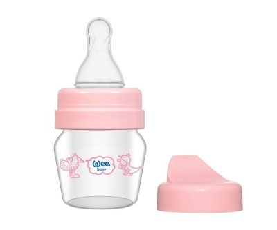 Wee Baby 0-6 Ay Mini Cam Alıştırma Bardağı Seti 30 Ml - Pembe - Wee Baby