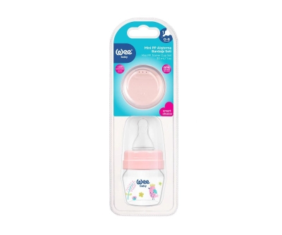Wee Baby 0-6 Ay Mini Pp Alıştırma Bardağı Seti 30 Ml - Pembe - Wee Baby