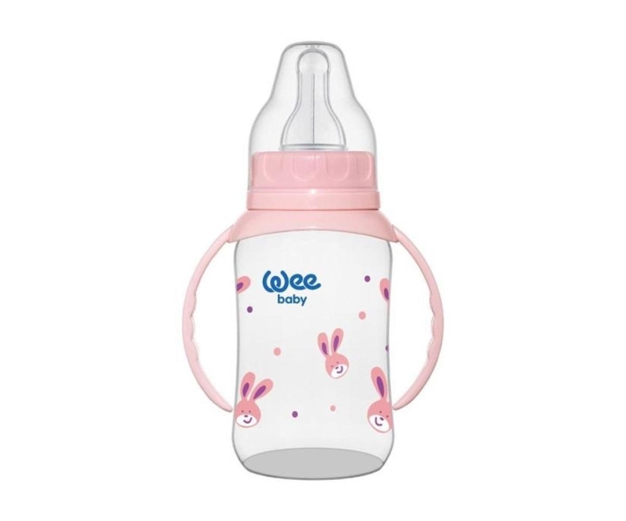Wee Baby 744 Kulplu PP Biberon 150 ml PEMBE - 1