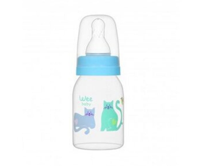 Wee Baby 851 Klasik PP Biberon 125ml - Mavi - Wee Baby