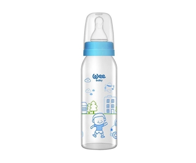Wee Baby 876 Cam Biberon 250 ml - Mavi - Wee Baby