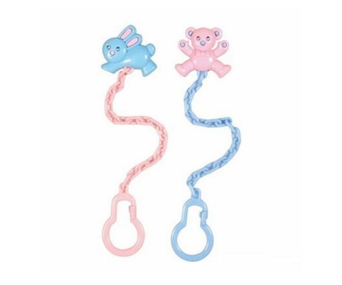 Wee Baby Baby Figürlü Emzik Askısı ayı tavsan pembe mavi - 1