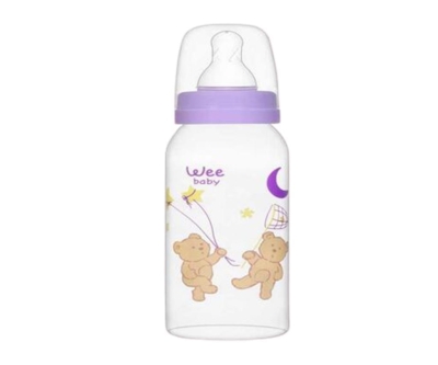 Wee Baby Baby Klasik PP Biberon 250ml - Mor - Wee Baby