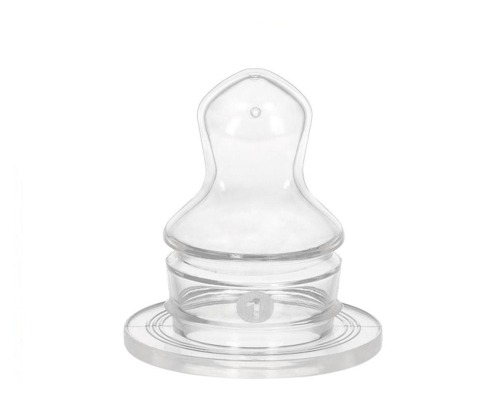 Wee Baby Baby Silikon Damaklı Biberon Emziği No:1 - 1