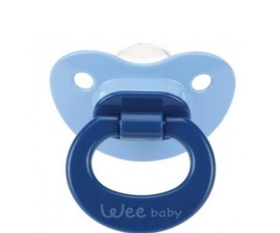 Wee Baby Damaklı Emzik 18+Ay / Mavi - Wee Baby
