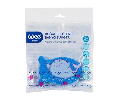 Wee Baby Doğal Selülozik Banyo Süngeri 915 - Balık - Wee Baby
