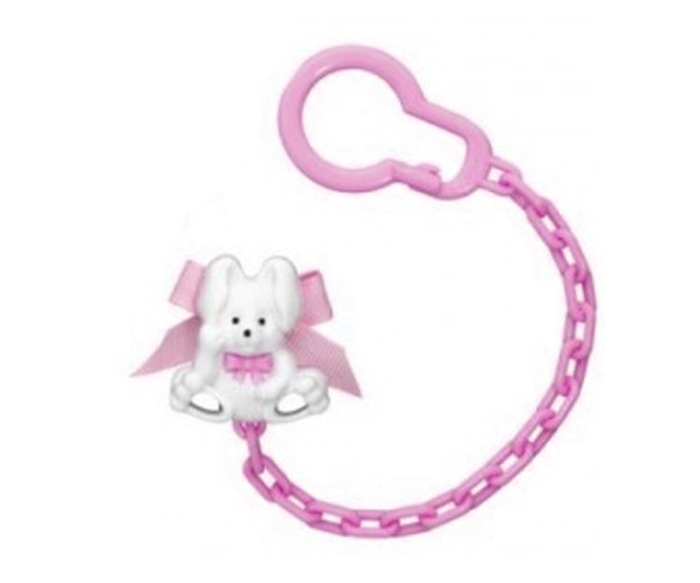 Wee Baby Figürlü Emzik Askısı 903 - Pembe ayı - 1