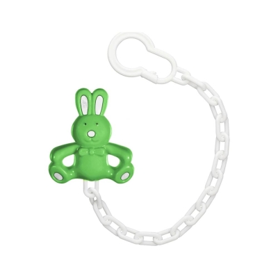 Wee Baby Hayvan Figürlü Emzik Askısı Yeşil Tavşan / 903 - Wee Baby