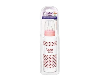Wee Baby Isıya Dayanıklı Cam Biberon 240 Ml - Wee Baby