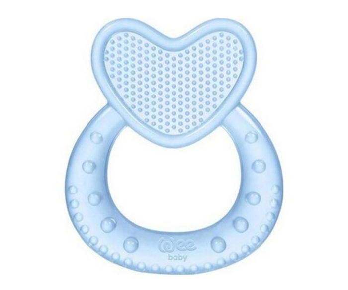 Wee Baby Kalpli Silikon Diş Kaşıyıcı - Mavi - 1