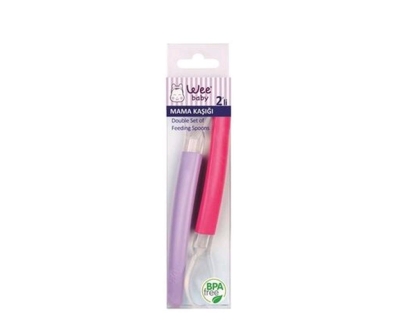 Wee Baby Mama Kaşığı 2'Li / Pembe Lila - 1