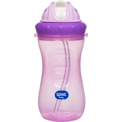 Wee Baby Mor Renkli Pipetli Bardak 761-2 - Wee Baby
