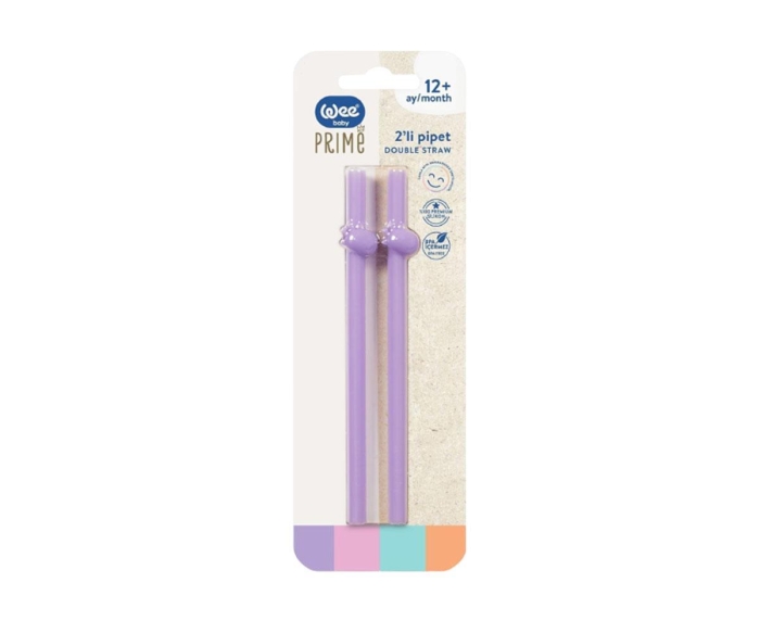 Wee Baby Silikon 2'li Pipet 12+ Ay 929 Mor - 1