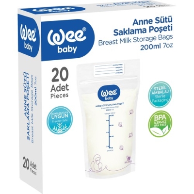 Wee Baby Süt Saklama 20'li Poşet - Wee Baby