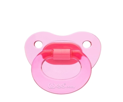 Wee Baby Yalancı Emzik Silikon Akide Damaklı No: 3 / 18+ Ay 113- Pembe - Wee Baby