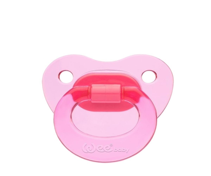 Wee Baby Yalancı Emzik Silikon Akide Damaklı No: 3 / 18+ Ay 113- Pembe - 1