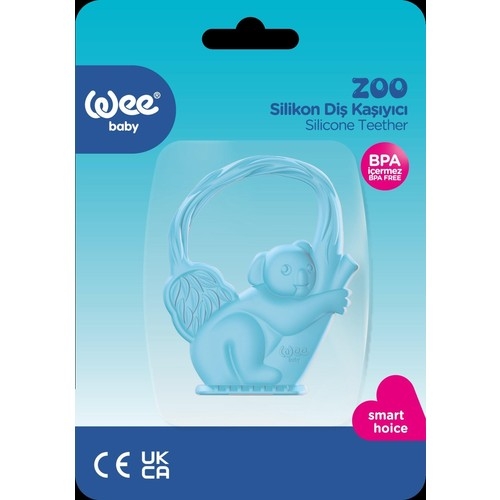 Wee Baby Zoo Diş Kaşıyıcı Mavi Koala-8690797103897 - 2
