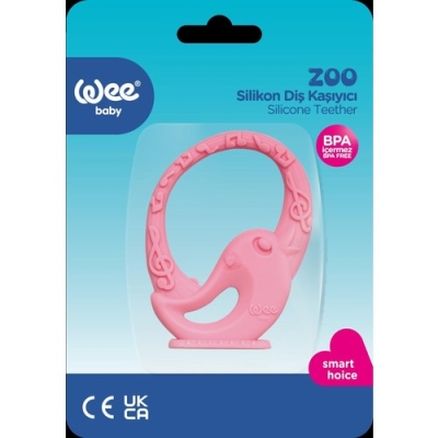 Wee Baby Zoo Diş Kaşıyıcı Pembe Kuş-8690797103897 - 2