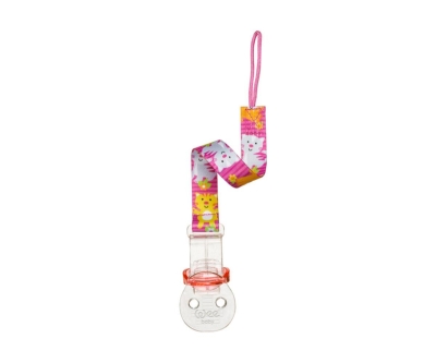 Wee Baby Zoo Emzik Bandı Pembe KEDİ-TAVŞAN - Wee Baby