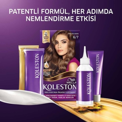 Wella Koleston Kit Saç Boyası 6/7 Çikolata Kahve - 5