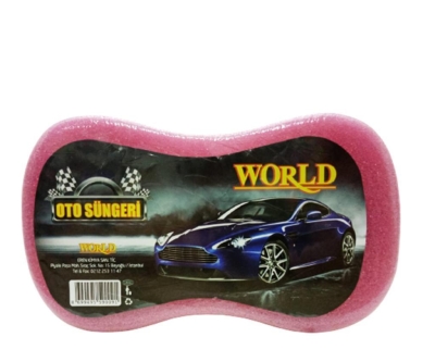 World Oval Oto Süngeri Büyük boy (Pembe) - World